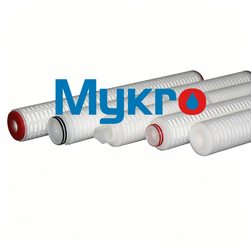 Membrane pleated filter cartridges